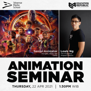 22 Apr 3Dsense Animation Seminar - Education Republic