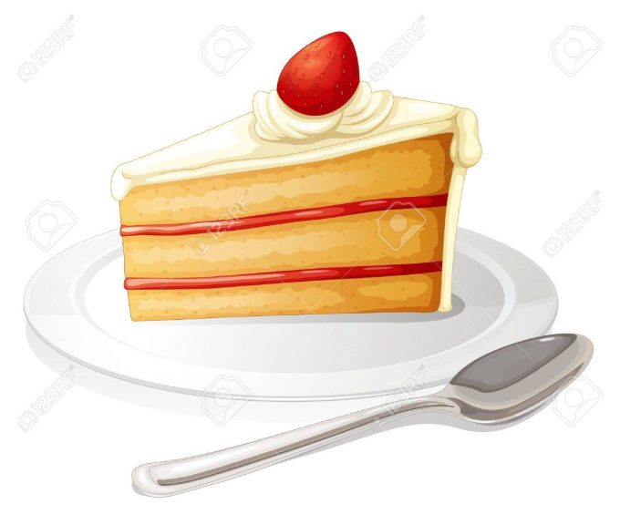 18789266 Illustration Of A Slice Of Cake With White Icing In A Plate On A White Background E1635311089122 - Education Republic