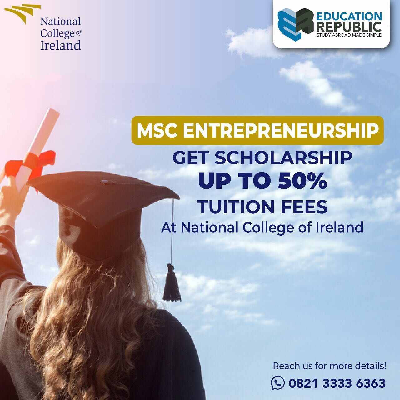 50 Beasiswa Msc Entrepreneurship Di National College Of Ireland 2023 - Education Republic