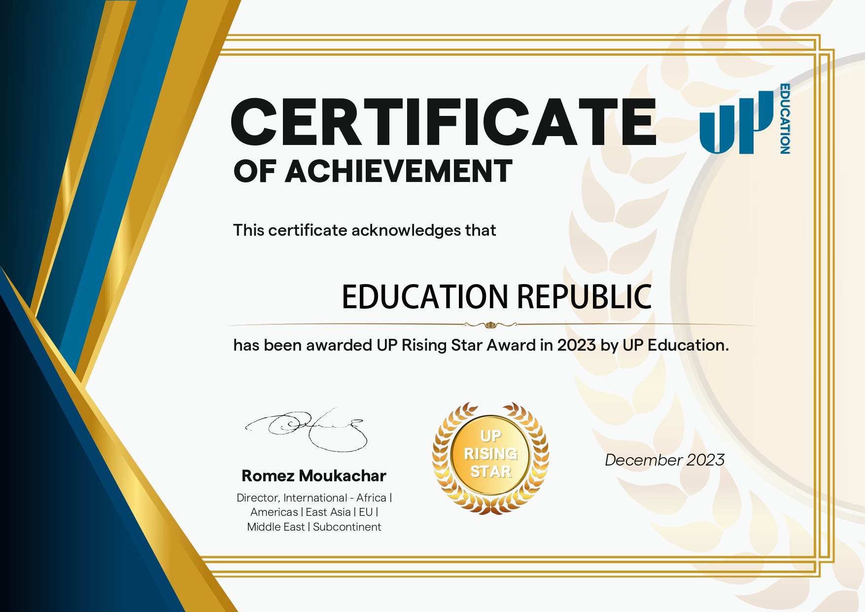 Rising Star Awards Education Republic Page 0001 - Education Republic